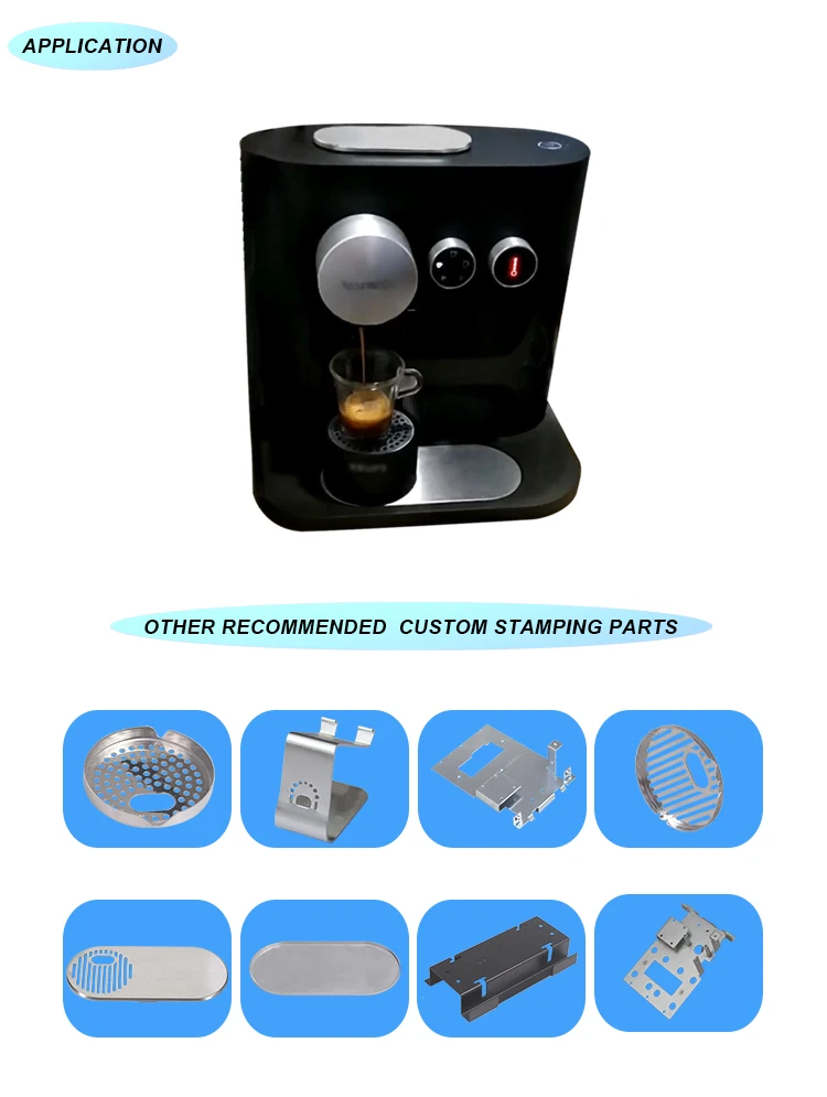 Customize Designed Sheet Metal Shell Stamping Forming Deep Drawn Stamped Parts