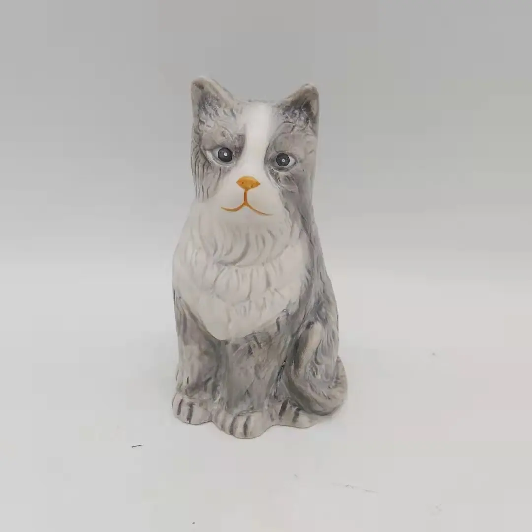 hot sale home decor ceramic vase ceramic flower cute kitty  flower vase garden flower pot for hotel and home decor