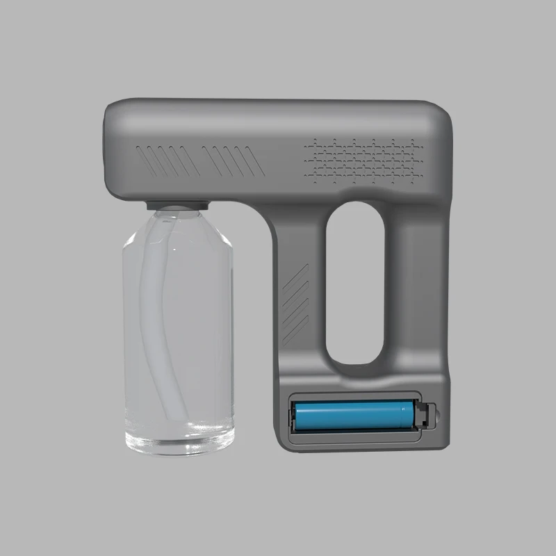 Portable Rechargeable Battery Cordless Disinfection Wireless Blue Light Sprayer Fog Machine Sterilization Nano Spray Steam Gun