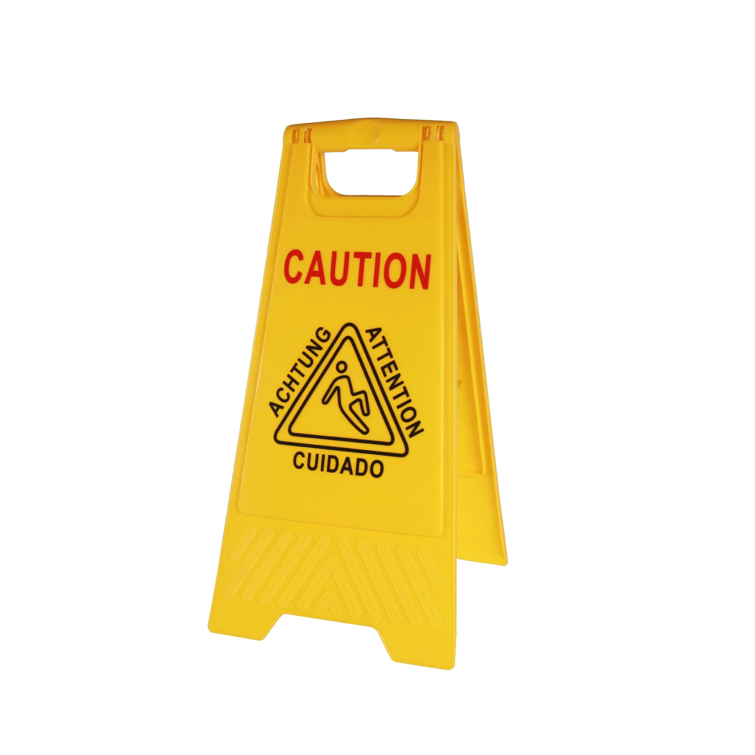 Yellow Portable Folding A-frame Standing Plastic No Parking  Wet Floor Warning Board Danger Caution Sign