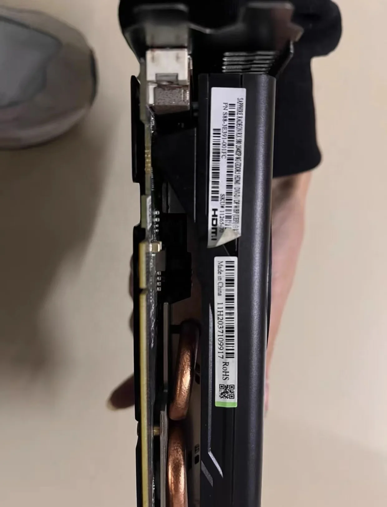 Factory direct sale used Sapphire RX580 4G 8G 2048SP gaming gpu AMD RX580 RX588 RX470 RX478 GPU