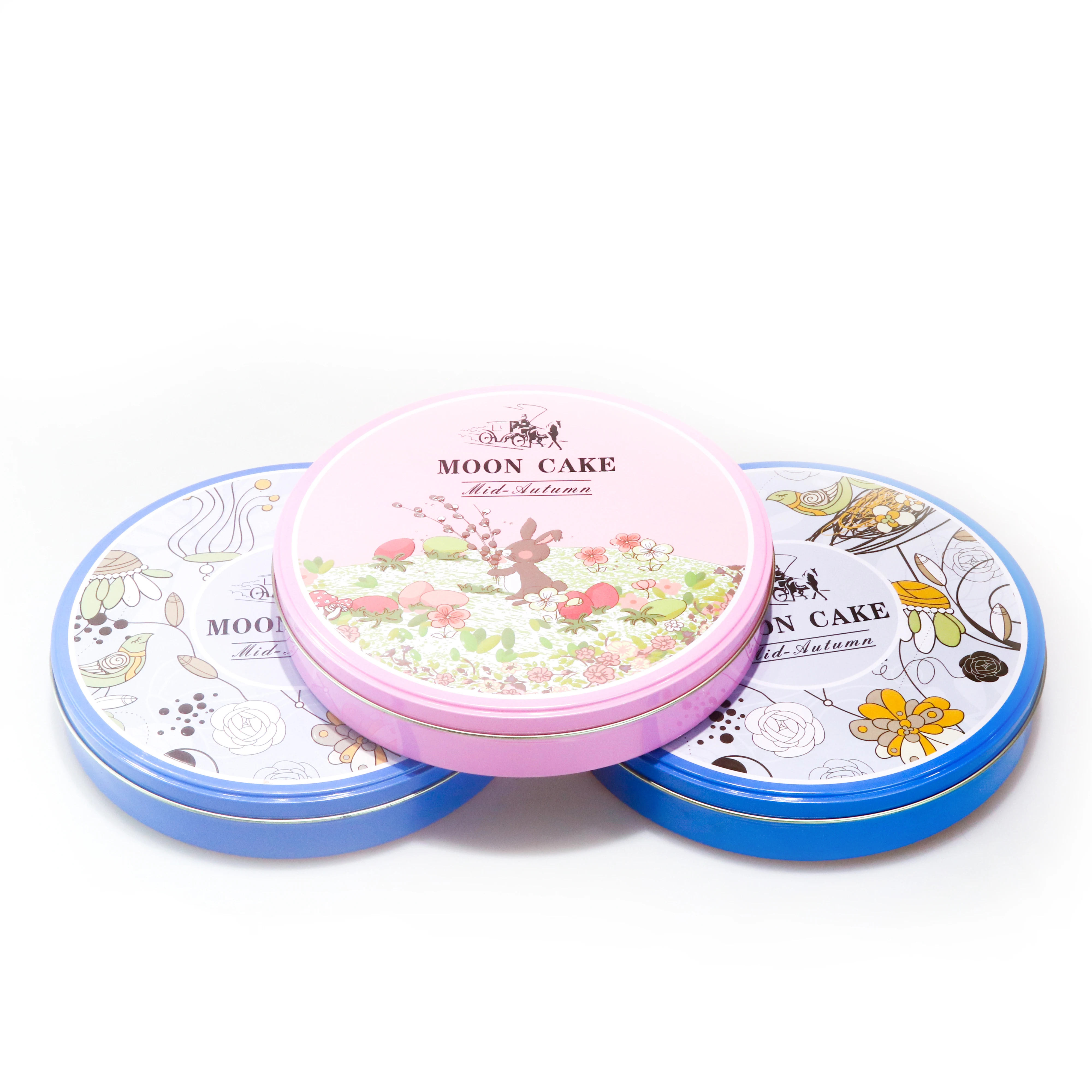 
Wedding Tinplate Candy Cookies Storage Bins Boxes Round 