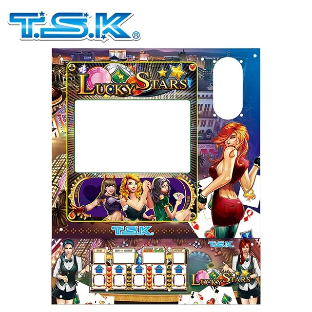 Lucky Star :TSK Taiwan Arcade Video Poker Slot Game Machine