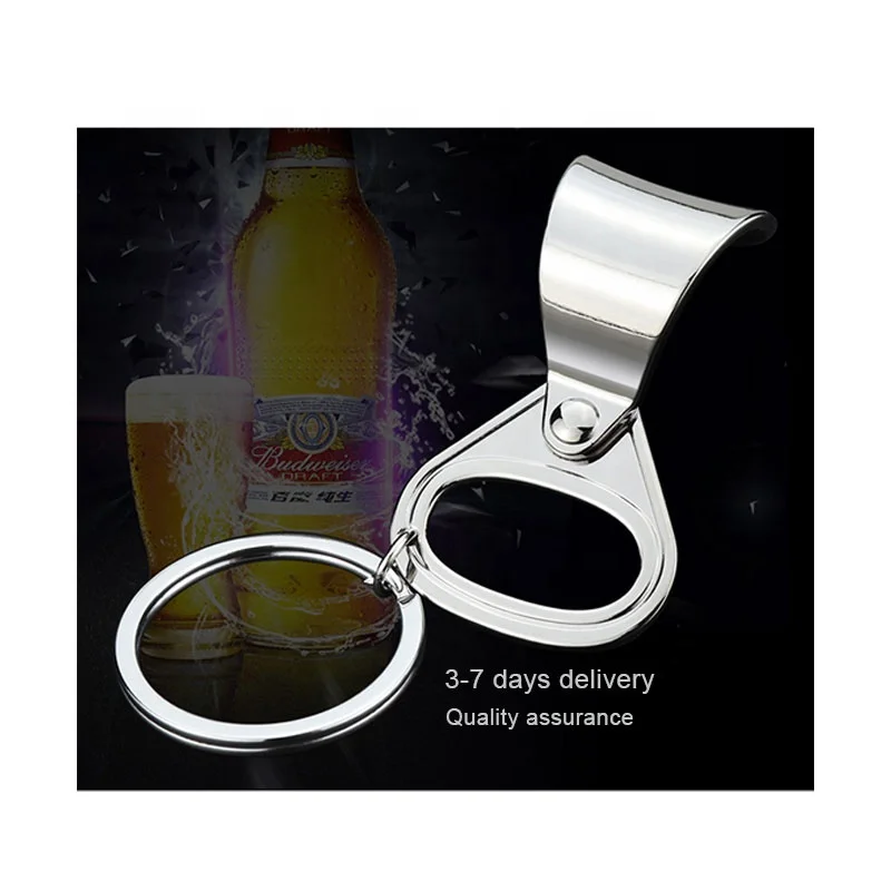 Drop shipping  can opener shape kirsite key rings bottle opener key chain Multi-funtion fast deliver metal keychains