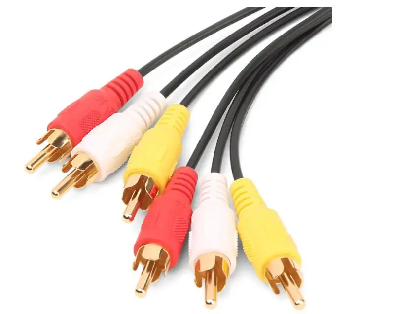 RGB Cable 3RCA to 3RCA A/V Cable 1.5M 1.8M 2M 3M 5M 7m 10m 15m 20m 25m