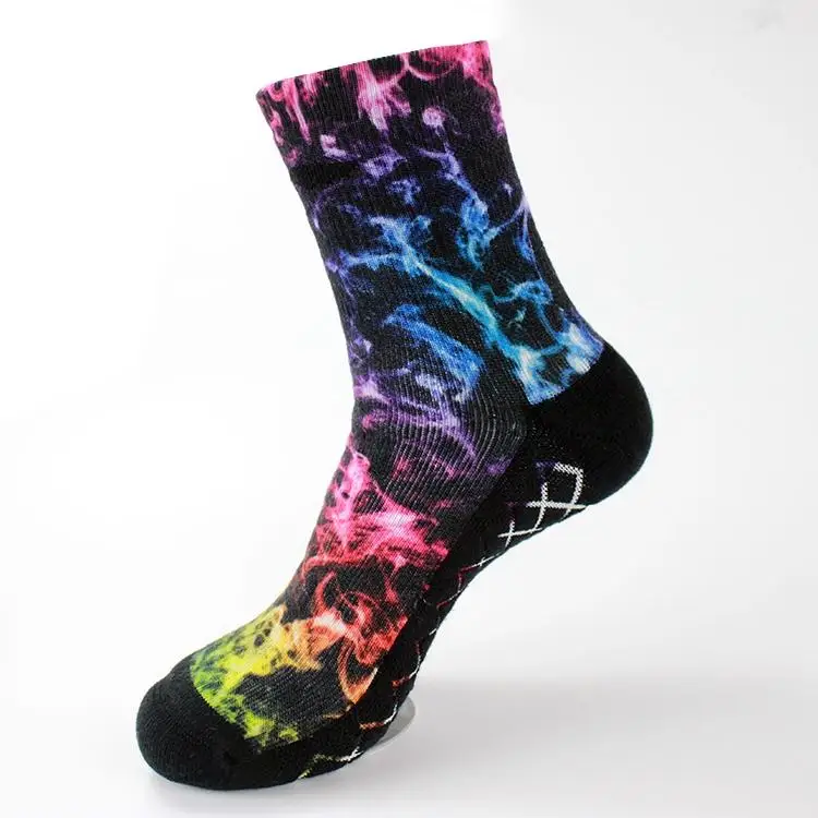 
Sublimation Printing 360 Digital Printing Socks Blank Personality Men Women Adult Customized Socks Cotton Polyester 