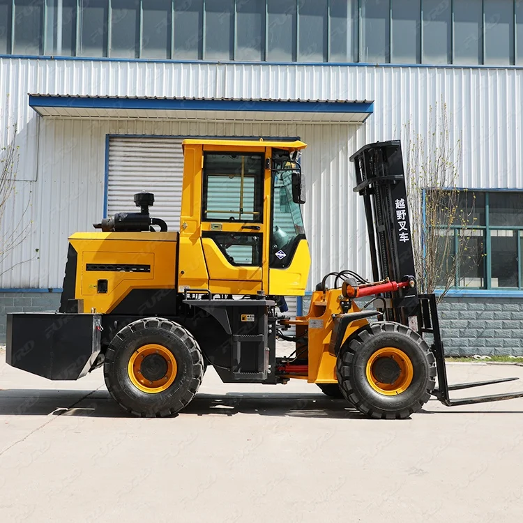 Небольшой мини 4WD 4x4 Дизельный пересеченный вездеход гидравлический погрузчик для продажи FR-2500