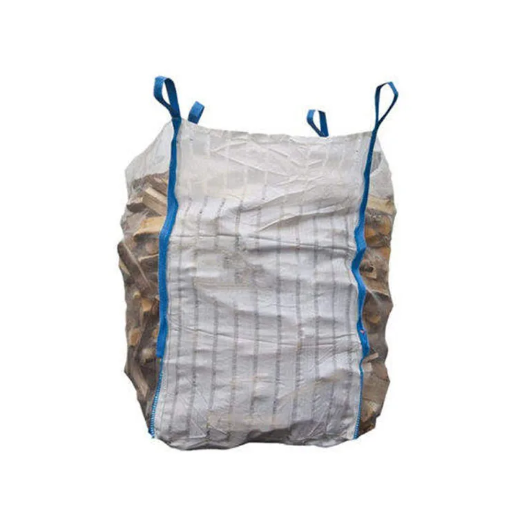Hot Promotion Ventilated Jumbo Firewood Breathable Mesh Big Bulk FIBC PP Bag for Packaging and Storage