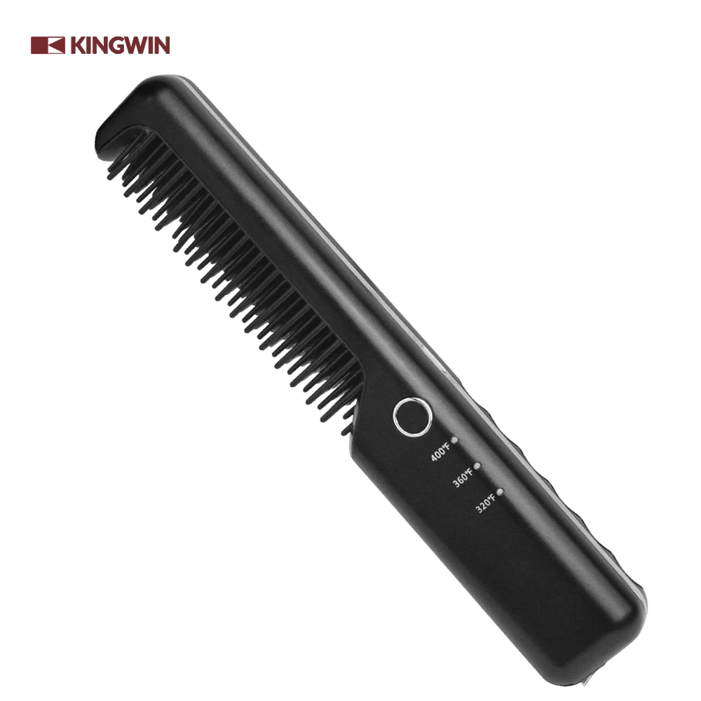 Beard brush and comb Cordless straightening