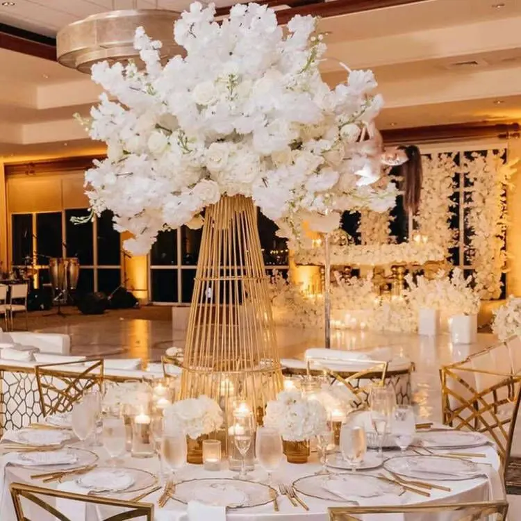 cheap golden metal flower stand metal plant stand shelf flower pot holder