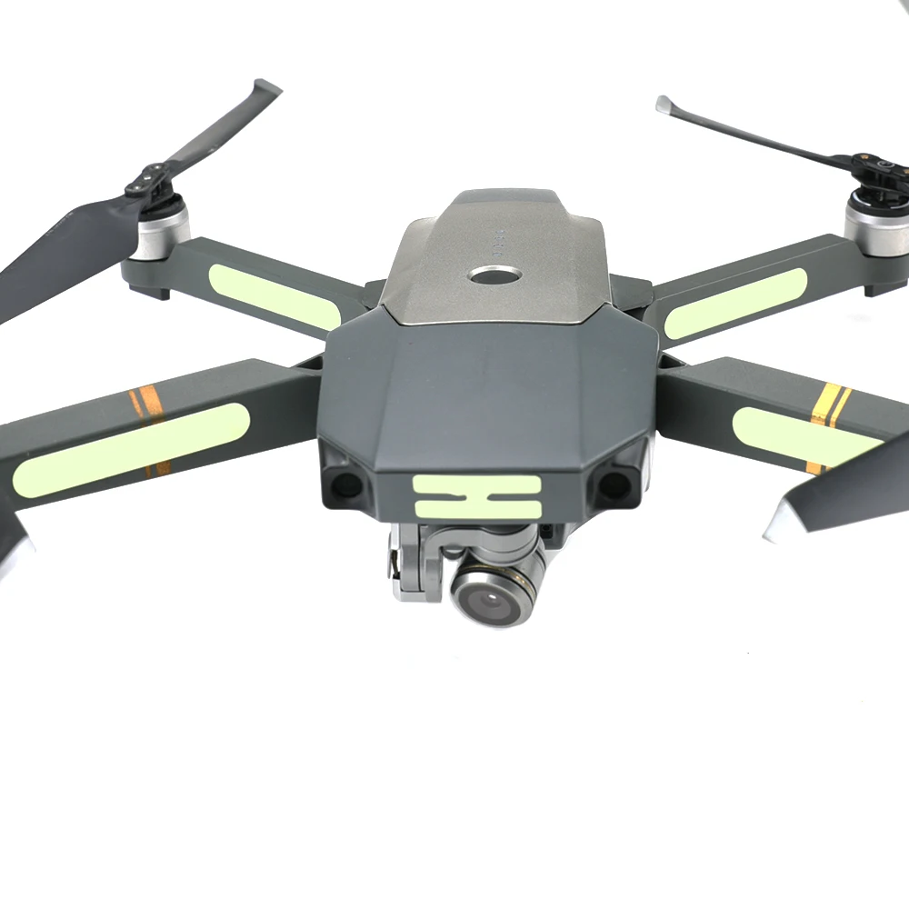 1set Drone Luminous Stickers Light weigh Fluorescent Skin Sticker Drone Accessories For DJI Mavic Air 2/Mavic Pro/Autel EVO 2
