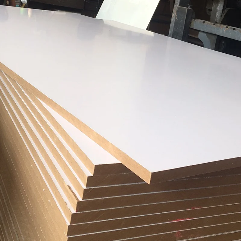 Manufacture White Melamine MDF Double-side surfaced melamine wood sheet Fibreboard