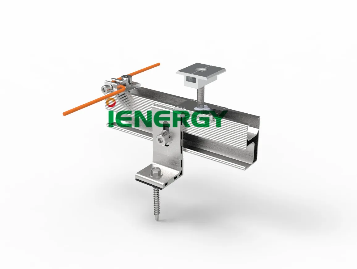 Hot Sale Pitched Roof Clamps L Foot Solar Mounting Brackets For Tin Roof clamps solar mounting