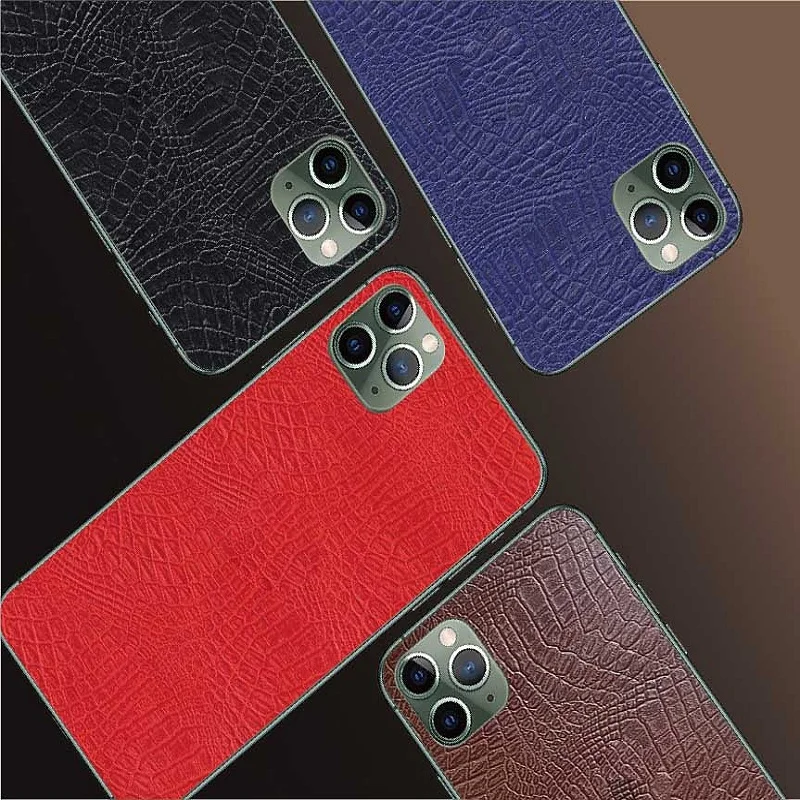 Suitable for ZTE Nubia M3 X6 V18 Z17 Z17S Z18 Mini S Z20 Z30 Pro Play imitation leather crocodile print phone back film