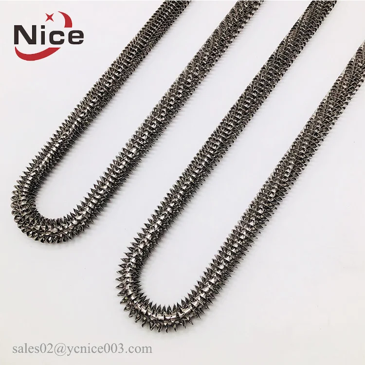 240V 2.5KW ребристый трубчатый нагреватель для термоусадочный туннель