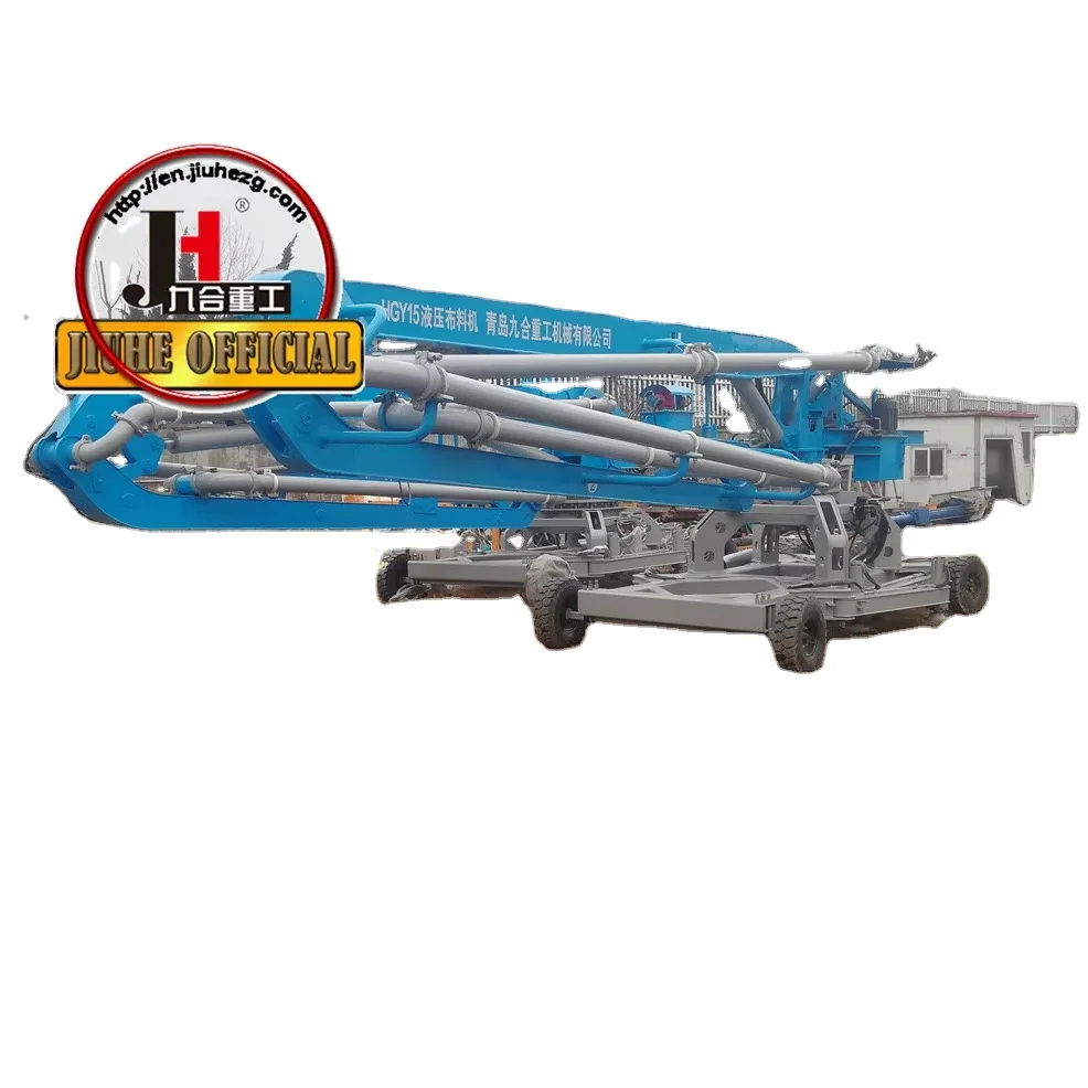 jiuhe Stationary Concrete Pump Placing Boom   28m Self-Climbing Concrete Placing Boom Without Balance Weight for Sale