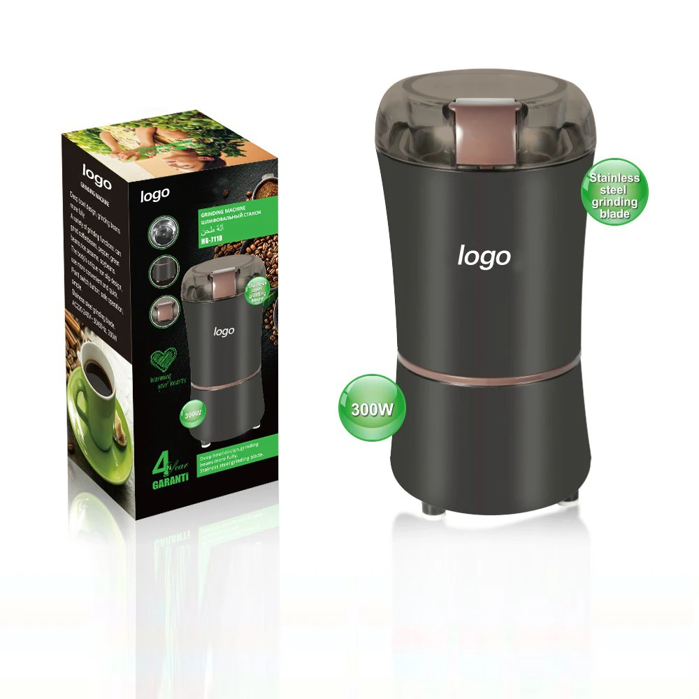 Professional Customized Portable Mini Stainless Steel Electric Motor Seasoning Spice Coffee Bean Grinder Espresso Machine Mill