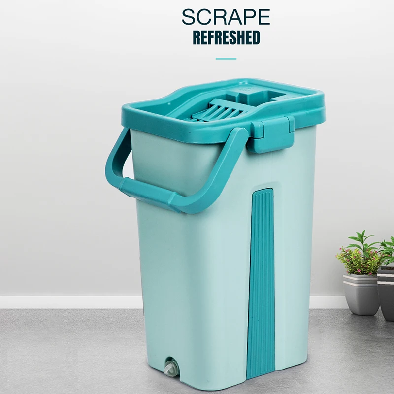 Wholesale Floor Window house cleaning 360 rotary head hands free magic microfiber flat healthy water spray mop with bucket