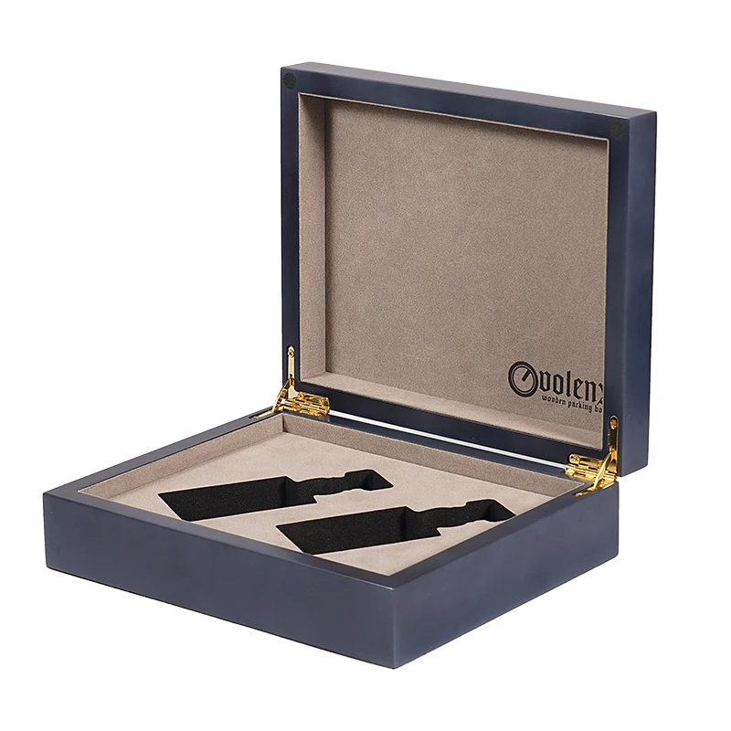 Элегантная роскошная коробка для духов черного цвета с 2 бутылочками для духов, подарок для женщин