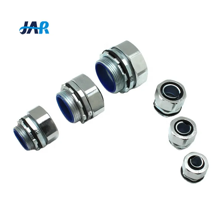 Manufacturing UL List Metal Flexible Raccordi DI Tubi Straight Conduit Connector