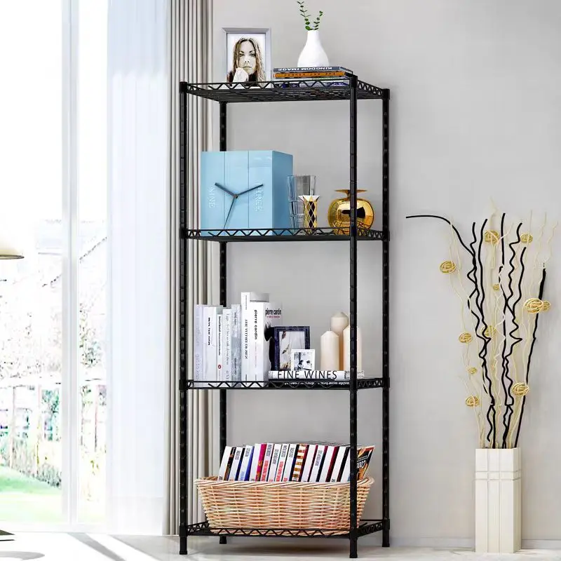54*35*118CM Kitchen Rack Multi-functional metal  Storage Rack Bedroom Living Room Storage Holders
