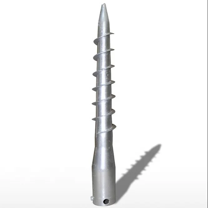 Hot-dipped Galvanized Ground Screw Used For Building