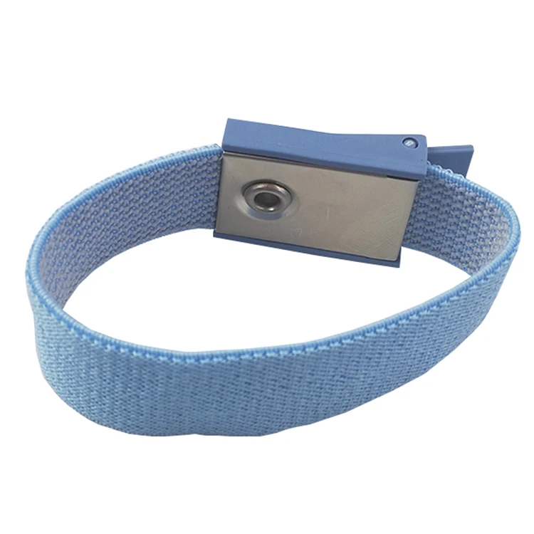EPA Cleanroom Use Electrostatic Discharge Cordless Anti Static Band Blue Wireless ESD Bracelet Antistatic Wrist Strap