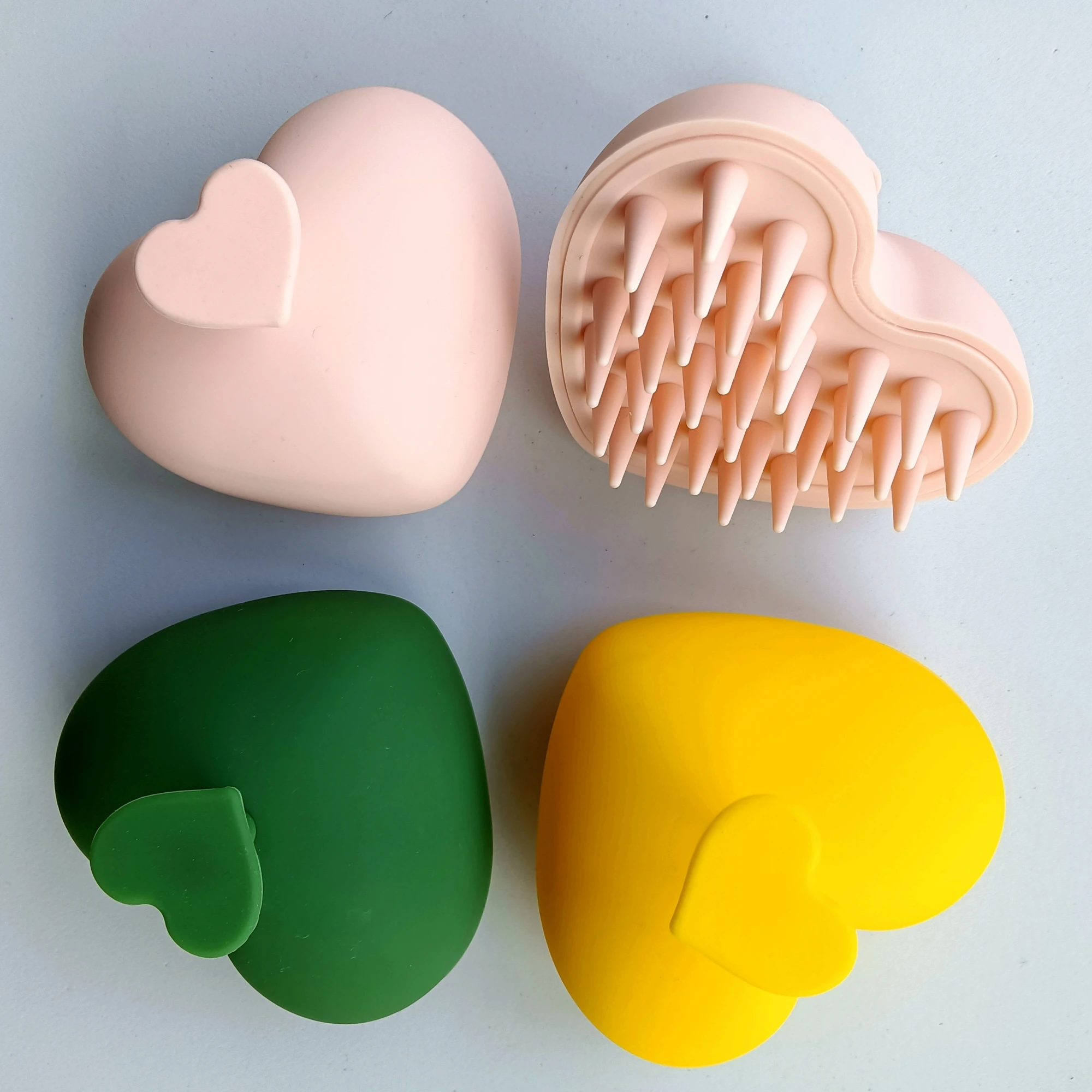 Hot Seller Custom Logo Soft Silicon Massager Head Shampoo Hair Scrub Brush Scalp Care Exfolianting Massager Shower