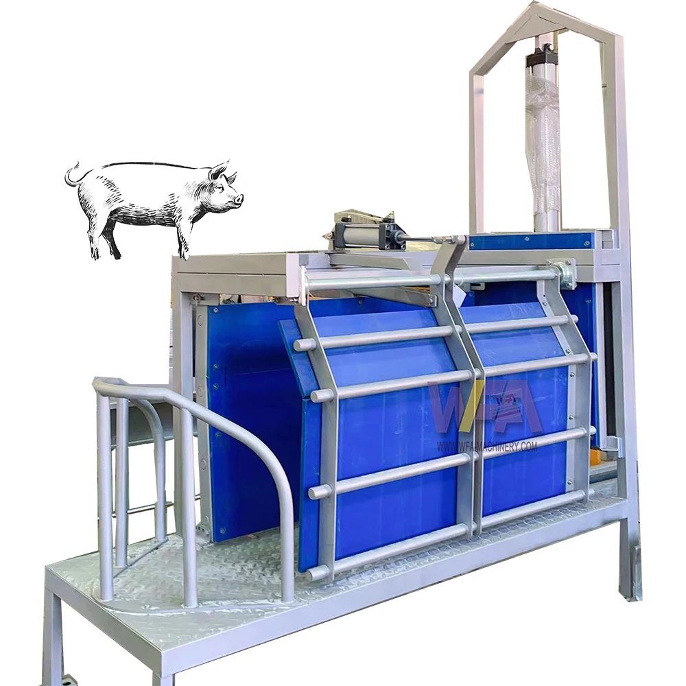 WFA Pig Slaughter Equipment Stunning Killing Box Pork Processing Machinery