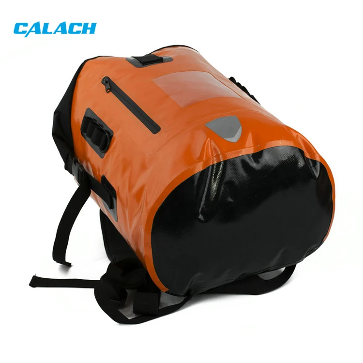 Custom logo 35l 500d pvc tarpaulin sports waterproof heavy duty 420d tpu dry bag backpack for outdoor camping