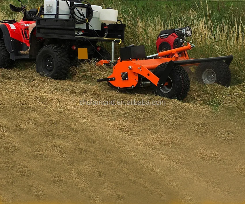 18hp BS ATV paddock FlailMower/23hp EFI Hhonda1.5m quadbike pasture topper Mower/18HV UTV field grassmower/bracken Slagleklipper