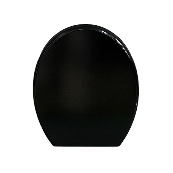 LPU-013 Europe Black color Urea round shape one button quick release uf soft close Toilet Seat