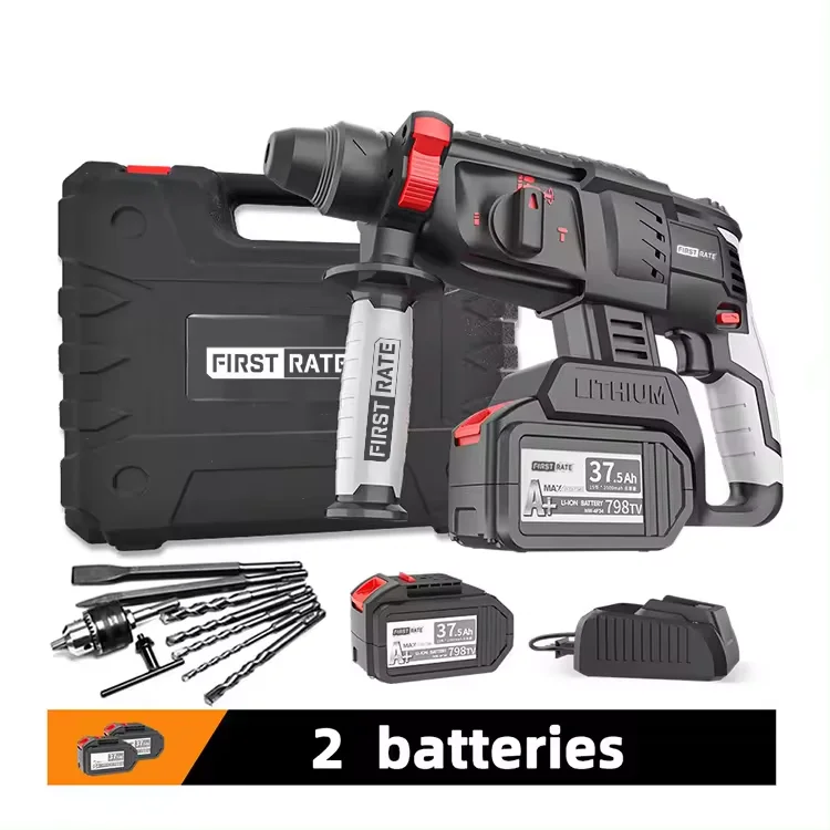 Cheap 26Mm Heavy Duty Multifunctional Lithium Cord Less Hammer Drills Rotary Electric Hammer