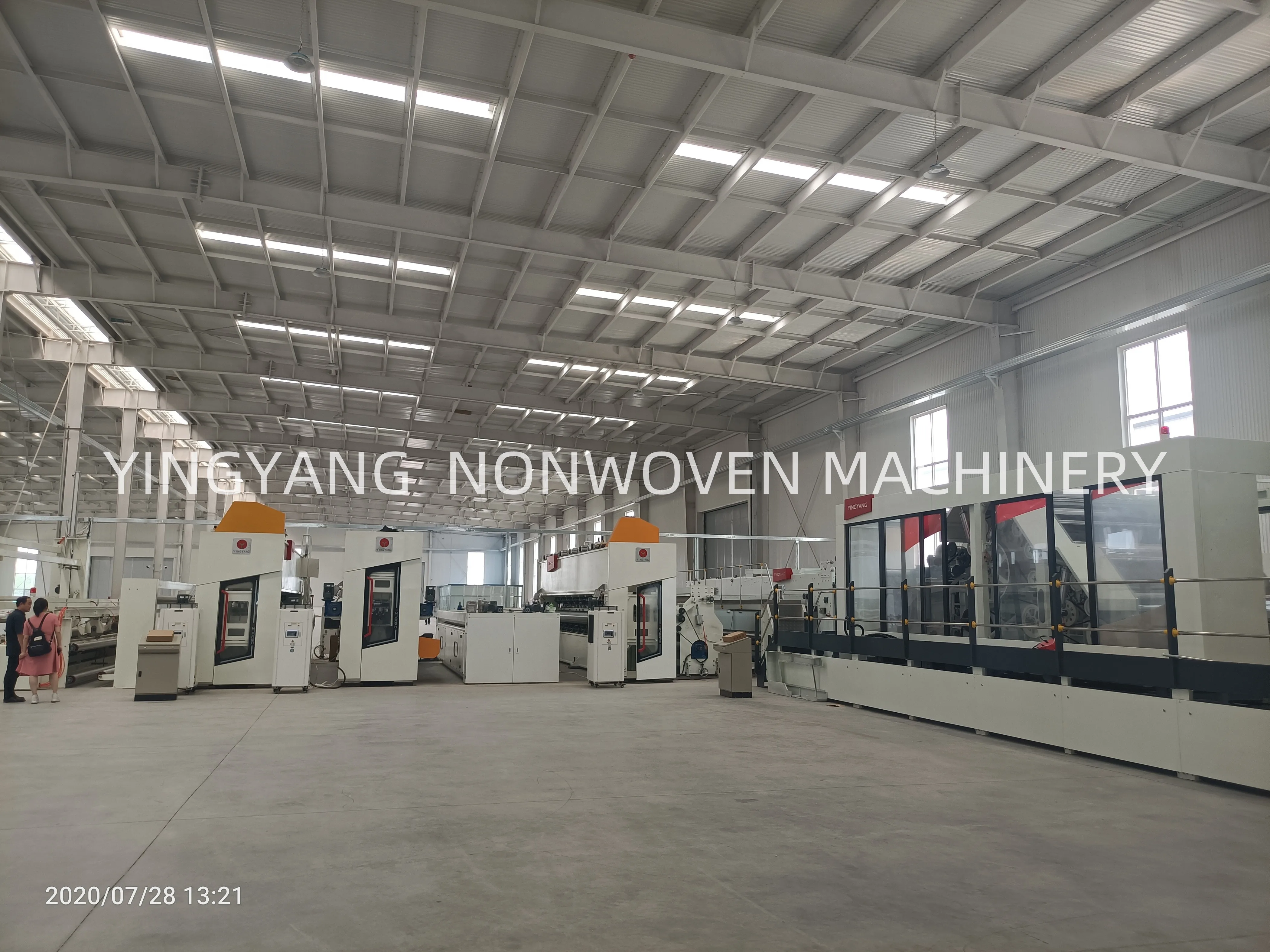 Carding machine cross lapper fiber opener machine for high speed needle punching geotextile production line