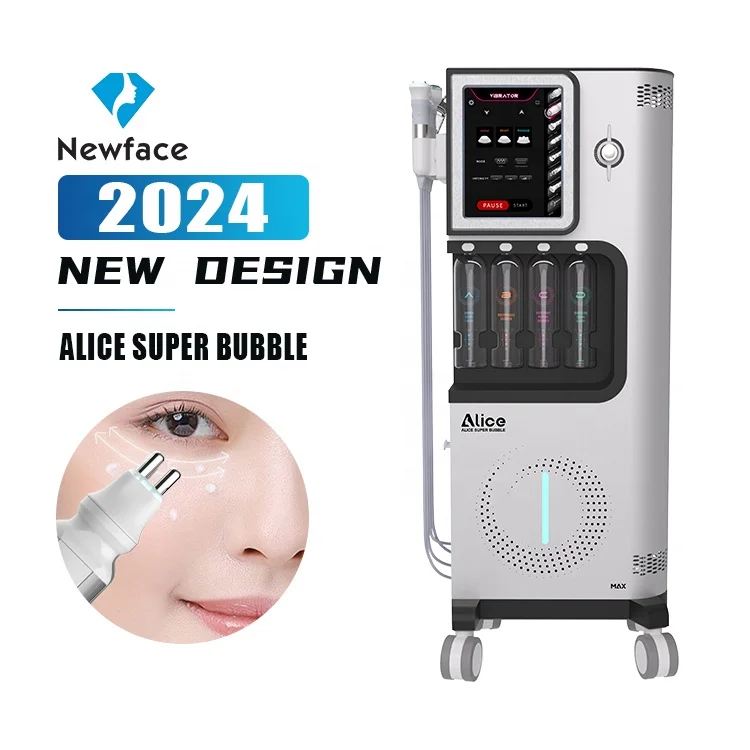 NewFace Alice Hydra Beauty Machine Уход за кожей лица водородный кислородный струйный гидроаппарат оптовая цена Алмазная дермабразия