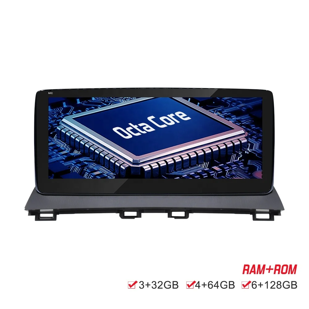 Route Android 12 Car stereo 6+128GB for Mazda 3 Car multimedia player support for mazda original system wireless carplay