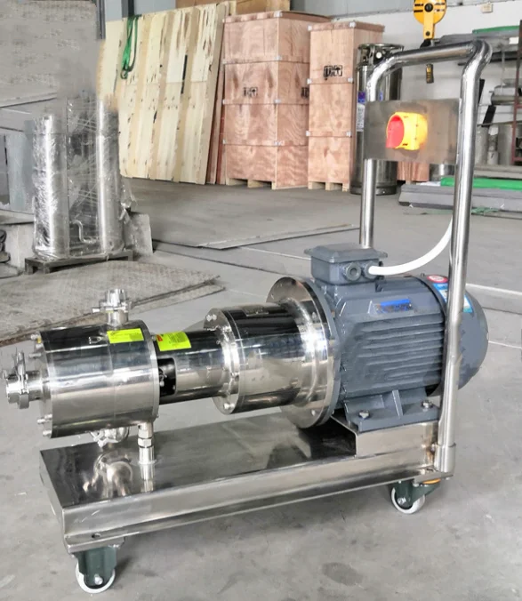 Factory supply inline mixer emulsify pump high shear homogenizer pump