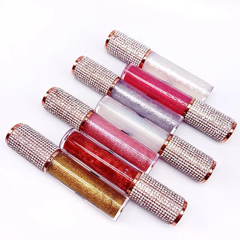 
Scented Cruelty Free Gel Candy DIY Cheap Cream Natural Transparent 5ml Fornecedor Luxury Brown Mini Matte Glitter Lip Gloss 