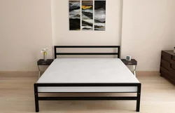 China Manufacturer furniture wholesale small double king size metal bed frame pink platform single bed for sale