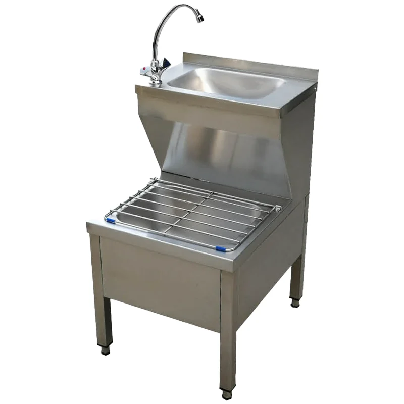 Commercial Stainless Steel Industrial Kitchen Utility Cleaners Sink Mop Sink With Hand Wash Basin