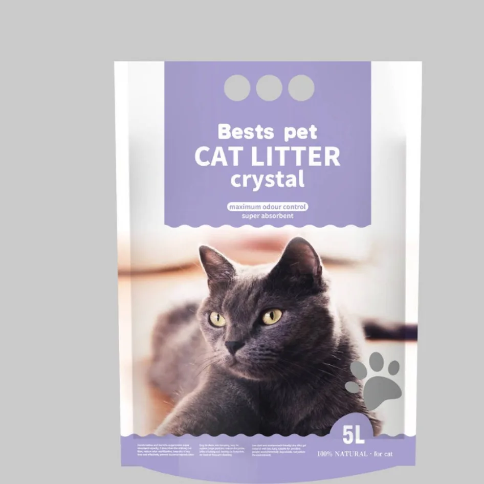 Manufacturer wholesale ultra absorbent dust free crystal silicone silica gel cat litter
