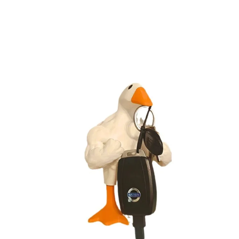 Magnetic Duck Key Holder Magnetic Key Holder Duck Magnetic Suction Statue Mouth Silly Duck Statue Keep Metal Objects