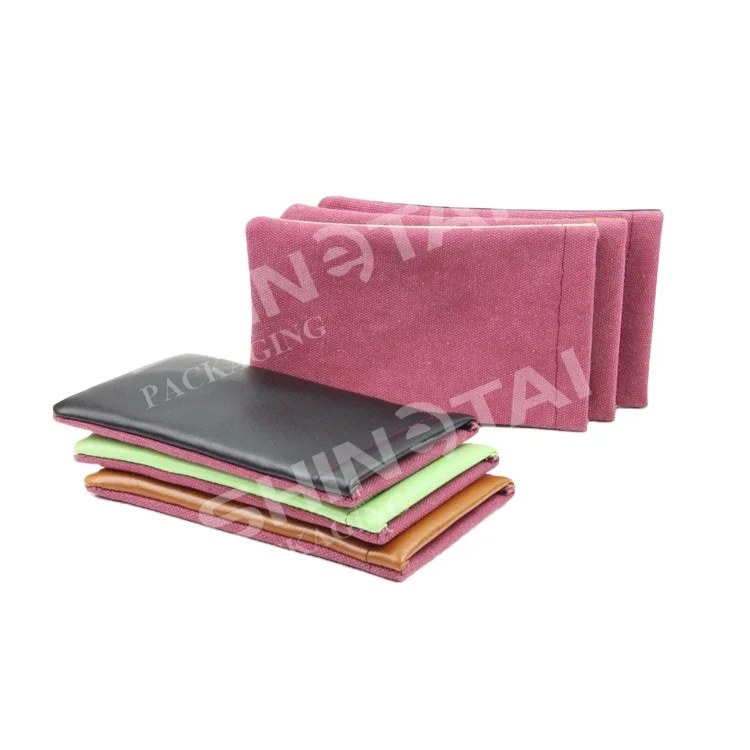 Складной футляр для очков ручной работы модный тканевый чехол солнцезащитных с простым зажимом