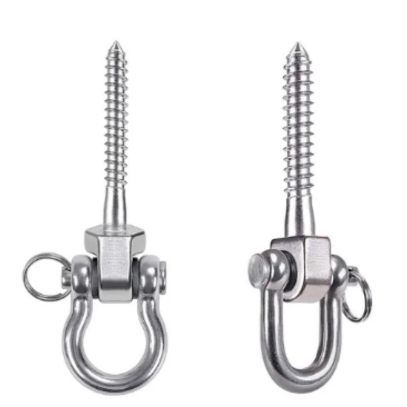 Stainless Steel 304 Swing Hangers Hanging Snap Hooks for Wooden Sets Playground Porch Indoor Outdoor