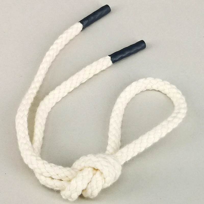 Braided Drawstring Cord Man Garment Lace Fabric Cotton Round Braid Color Nylon Rope