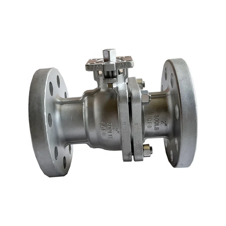 Stainless steel ss304 ss316 / carbon steel WCB Flanged End 2pc 150lb Ball Valve