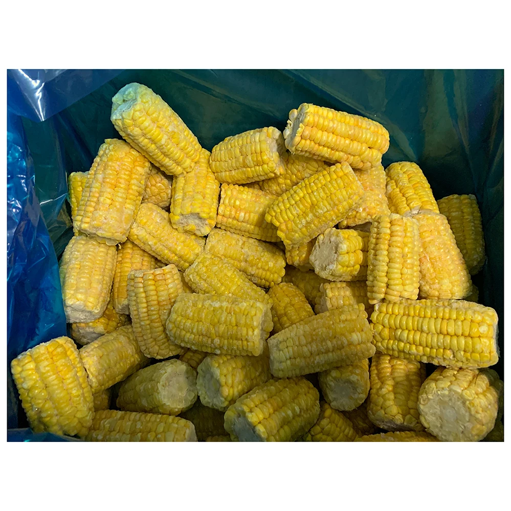 Премиум замороженная сладкая кукуруза IQF Сладкая Кукуруза Cob Cut