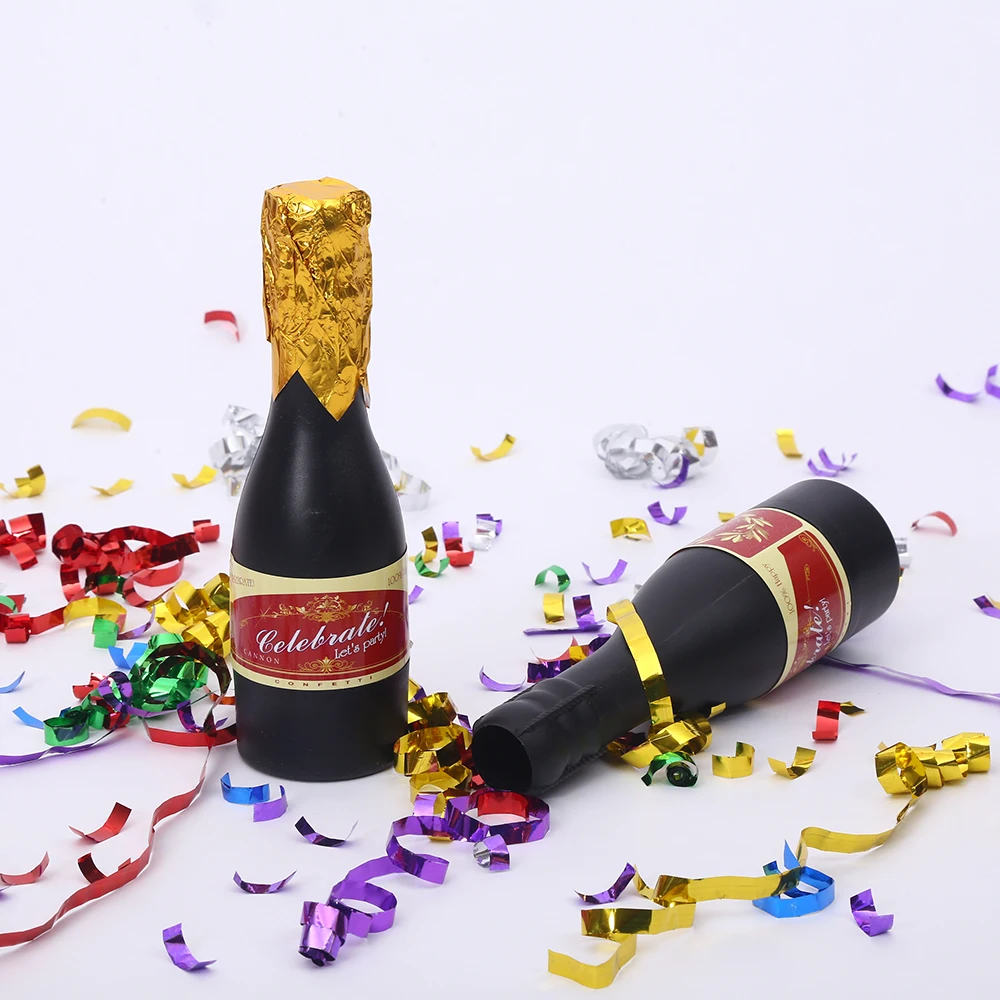 mini champagne bottle party popper