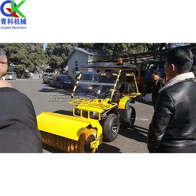 13HP 1500cc бензиновый двигатель UTV потолочный однокнопочный подъемник щетка для снега маленький автомобиль