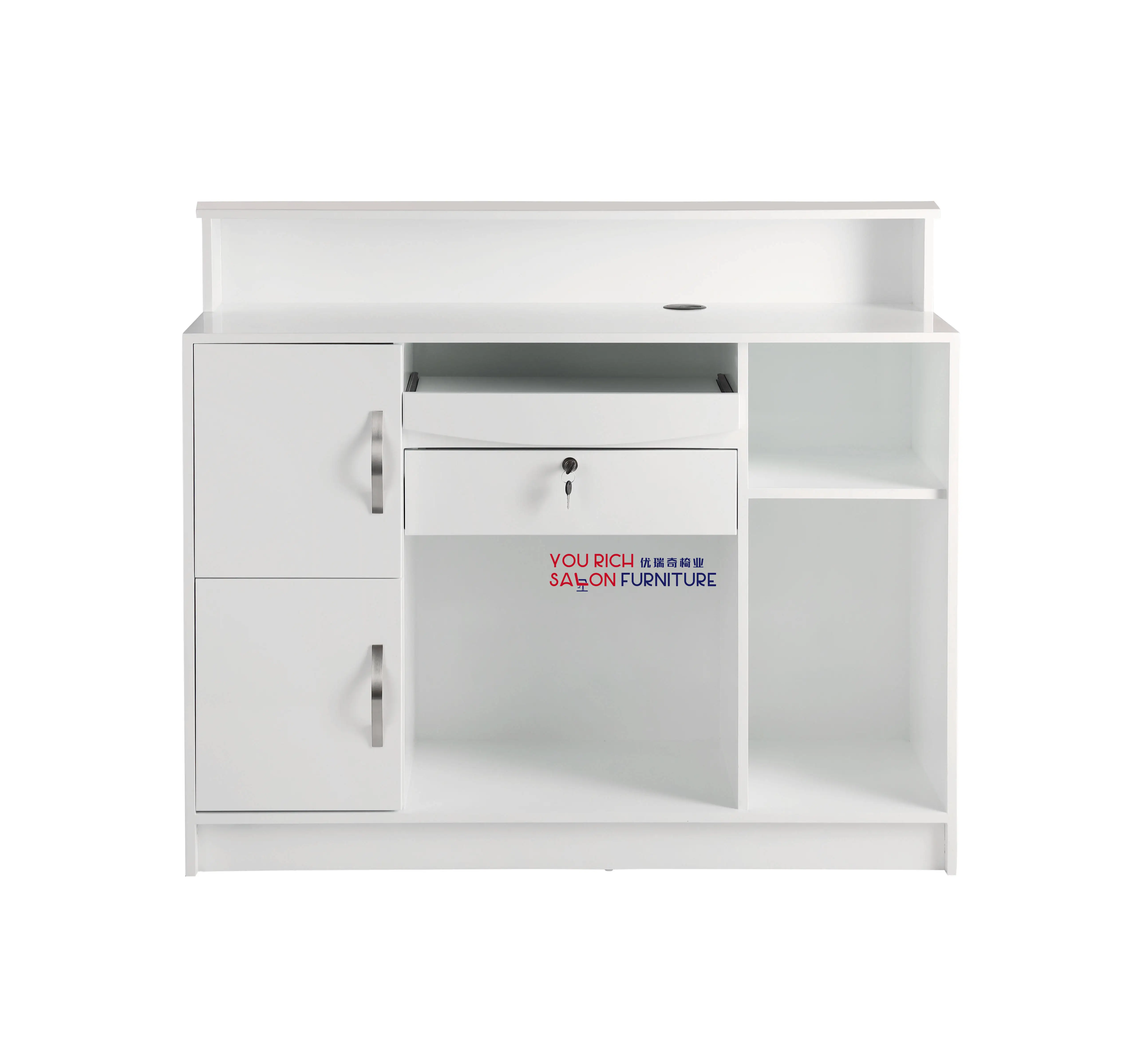 Hotel salon Barber shop business reception desk High quality wooden office reception desk manager Salon reception desk